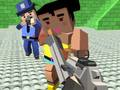 Игра GunGame стрелба война: блоков гангстер  онлайн