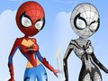 Игра Облечи момичето паяк  онлайн