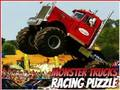 Игра Състезателен пъзел с Monster Trucks  онлайн