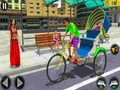 Игра Велосипед Тук Тук Авто Рикша Ново шофиране  онлайн