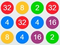 Игра 2-4-8 свързват идентични числа  онлайн