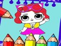 Игра Книга за кукли за оцветяване  онлайн