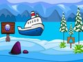 Игра Бягство от снежна земя  онлайн