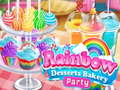 Игра Пекарна с десерти Rainbow  онлайн