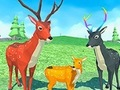 Игра Симулатор на елен Семейство животни  онлайн