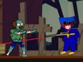 Игра Huggy Wuggy срещу Zombies  онлайн