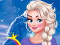 Игра Elsa Frozen Стилни рози  онлайн