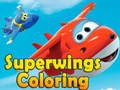 Игра Superwings оцветяване  онлайн