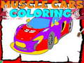 Игра Оцветяване на Muscle Cars  онлайн