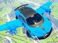 Игра Истинска спортна летяща кола 3d  онлайн