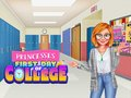 Игра Първите дни на принцесите в колежа  онлайн