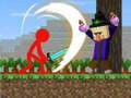 Игра Stickman срещу Craftsman  онлайн