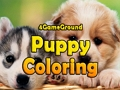 Игра 4GameGround Оцветяване на кученца  онлайн