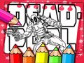 Игра Книжка за оцветяване на Дедпул  онлайн