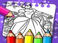 Игра Цветна книга на Пепеляшка  онлайн
