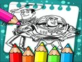 Игра Книга за оцветяване Историята на играчките  онлайн