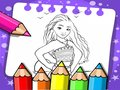 Игра Книжка за оцветяване Моана  онлайн