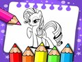 Игра Моето малко пони книжка за оцветяване  онлайн