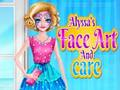 Игра Alyssa`s Face Art и грижа  онлайн