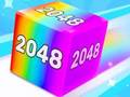 Игра Верижен куб: 2048 Обединяване  онлайн