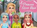 Игра Сребърни прически на принцеса  онлайн