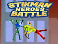 Игра Битката на героите на Stickman  онлайн
