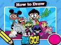 Игра Горещ за рисуване Teen Titans Go!  онлайн