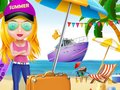 Игра Момиче Лятна ваканция Плаж  онлайн