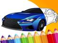 Игра Книга за оцветяване на японски луксозни автомобили  онлайн
