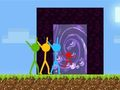 Игра Stickman Parkour Skyland онлайн