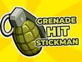 Игра Удари с граната Stickman  онлайн