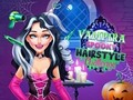 Игра Vampira Spooky Hairstyle Challenge онлайн