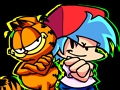 Игра Friday Night Funkin: Monday Funkin с котката Гарфийлд  онлайн