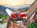 Игра Симулатор на полуремарке в снега  онлайн