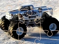 Игра Зимни пъзели Monster Truck  онлайн