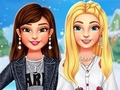 Игра Моите зимни уютни тоалети  онлайн