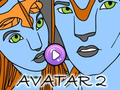 Игра Аватар 2 Цветна книга  онлайн