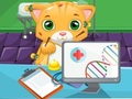 Игра Котешки доктор  онлайн