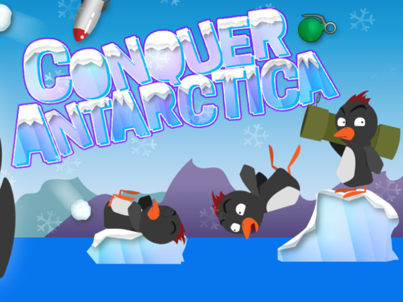 Игра Покорете Антарктида  онлайн