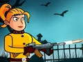 Игра Zombie Ricochet жени ловец онлайн