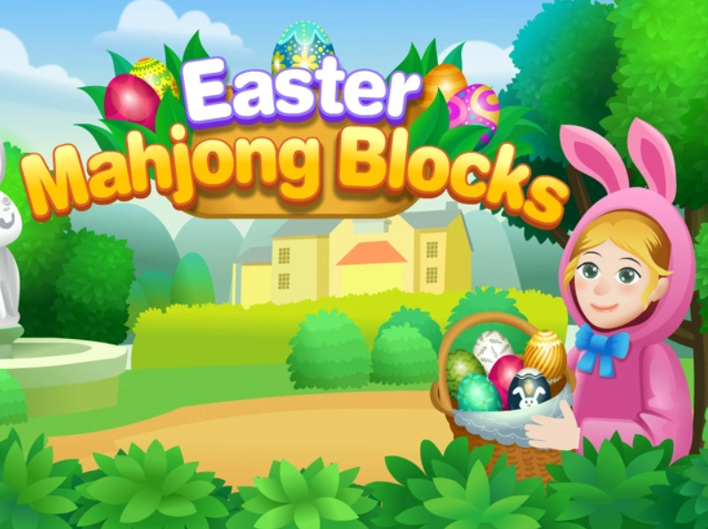 Игра Mahjong Blocks Великден  онлайн