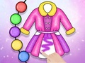 Игра Книжка за оцветяване: Дрехи  онлайн