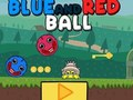 Игра Синя и червена топка  онлайн