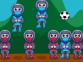 Игра Топка с глава на нинджа  онлайн