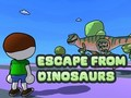 Игра Бягство от динозаврите  онлайн