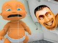 Игра Пъзели за тоалетна Skibidi  онлайн