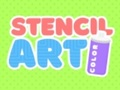 Игра Цветен шаблон за изкуство  онлайн