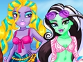 Игра Плажно парти Monster High  онлайн