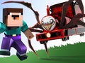 Игра Noob срещу Spider Train  онлайн