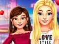 Игра Изглед за първа среща на BFFs в гимназията  онлайн